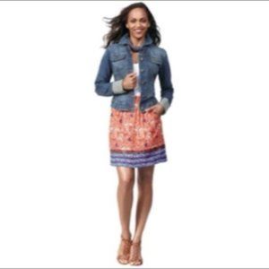 Cabi Bella Batik Skirt Size Small EUC